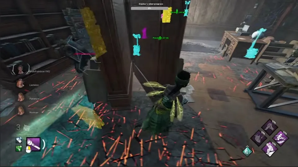 Dead By Deadlight hacks object ESP — generator and hook highlights indoors